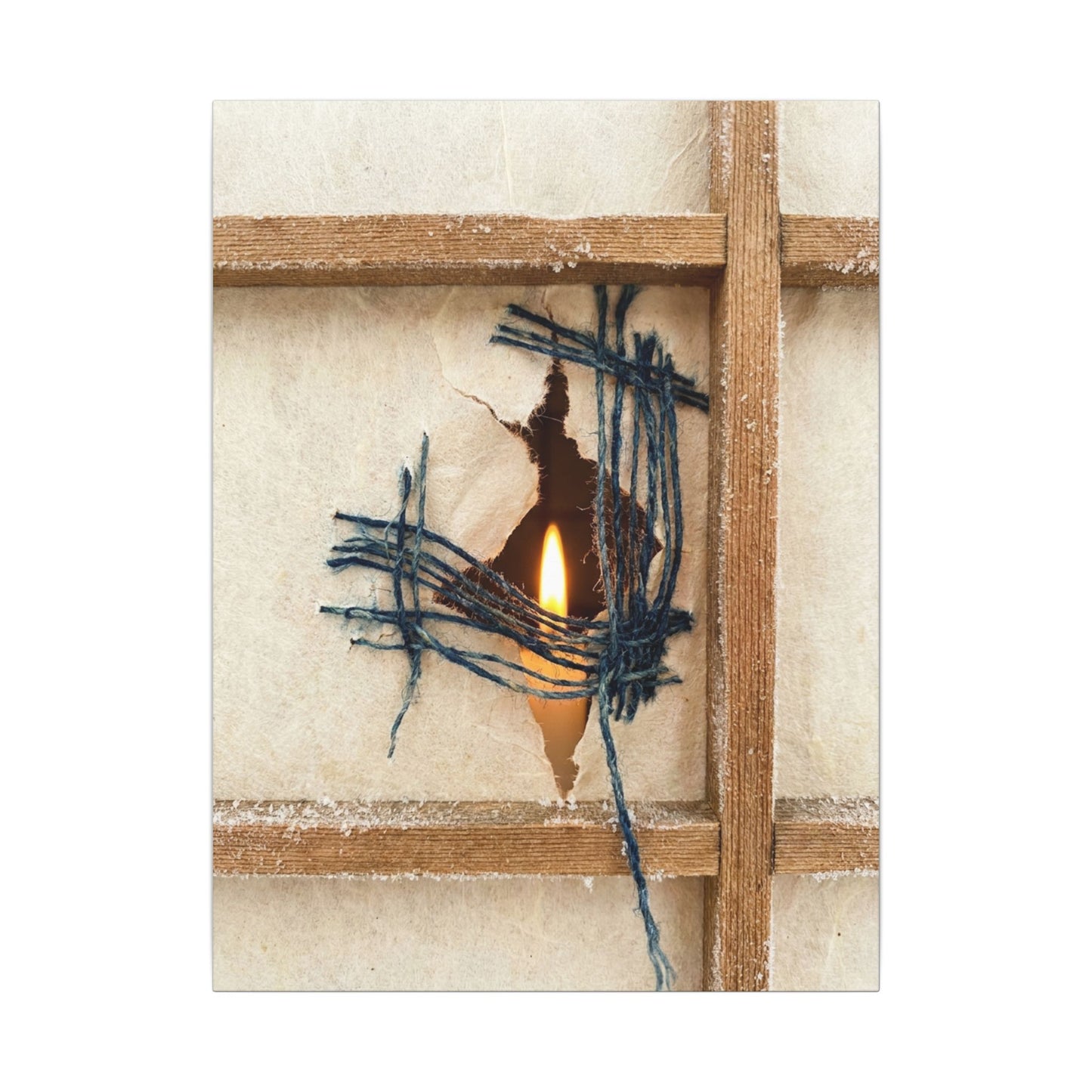 Winter Shoji Screen Broken Beauty Canvas Art | Resilient Decor