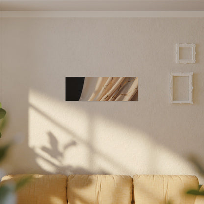Golden Hour Silk Drape Canvas Art - Kintsugi Fukinsei