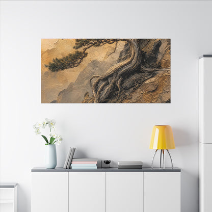 Summer Pine Tree Texture Canvas Art | Cozy Decor