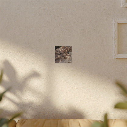 Silk Drape Summer Canvas Art | Japandi Neutral Design