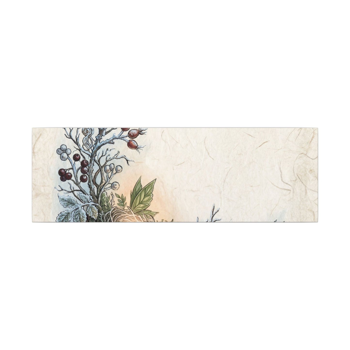 Winter Shoji Screen Forest Whimsy Canvas Art | Enchanting Decor