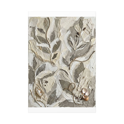 Japandi Textured Canvas Art