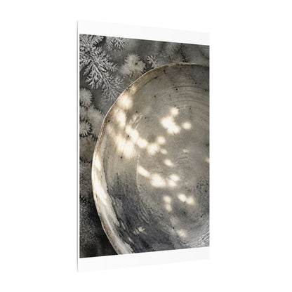 Ceramic Bowl Watercolor Canvas Art | Warm Japandi Art