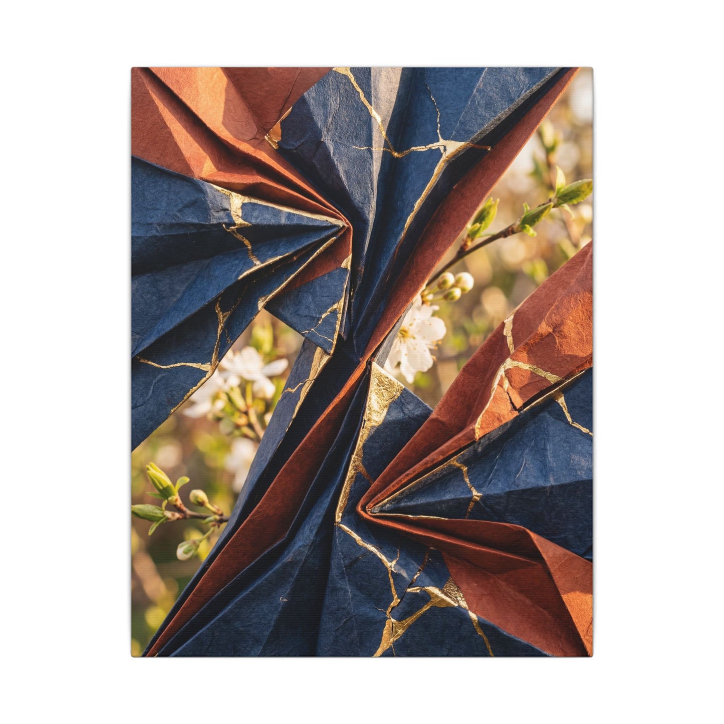 Spring Ceramic Bowl Watercolor Canvas Art | Earthy Decor