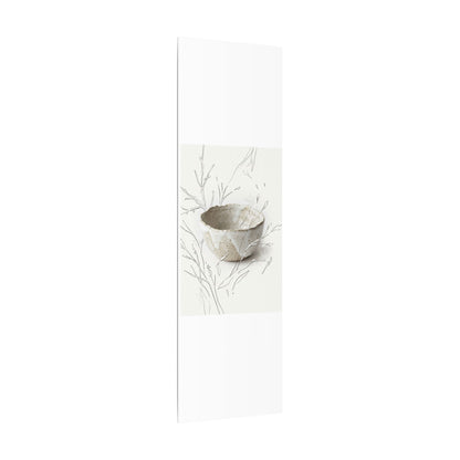 Neutral Ceramic Bowl Canvas Art - Minimal Line Japandi