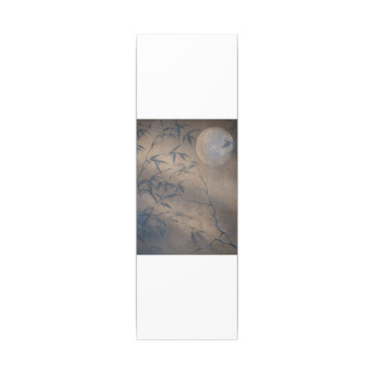 Shadow Play Canvas Art | Winter Japandi Japanese Pattern Art
