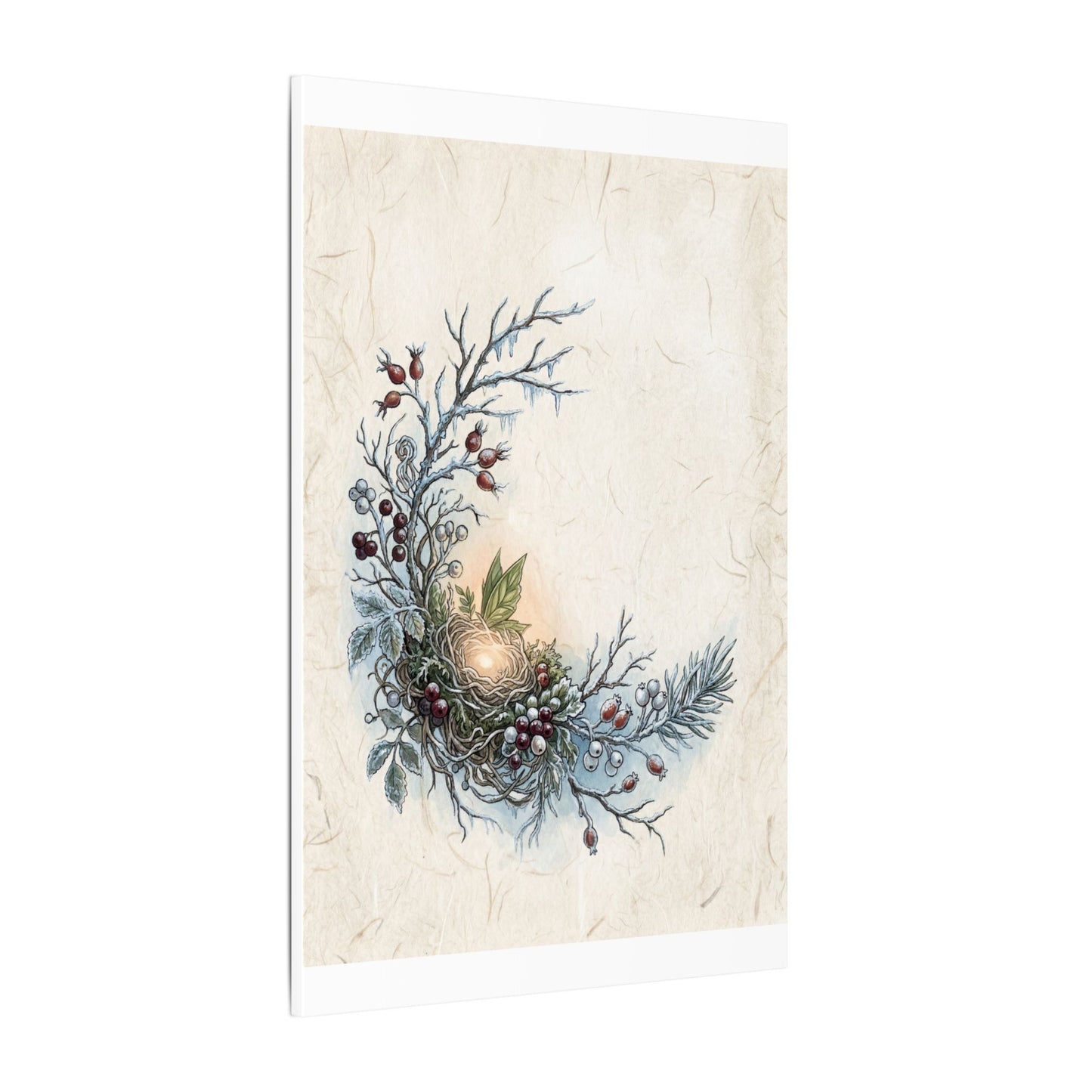 Winter Shoji Screen Forest Whimsy Canvas Art | Enchanting Decor