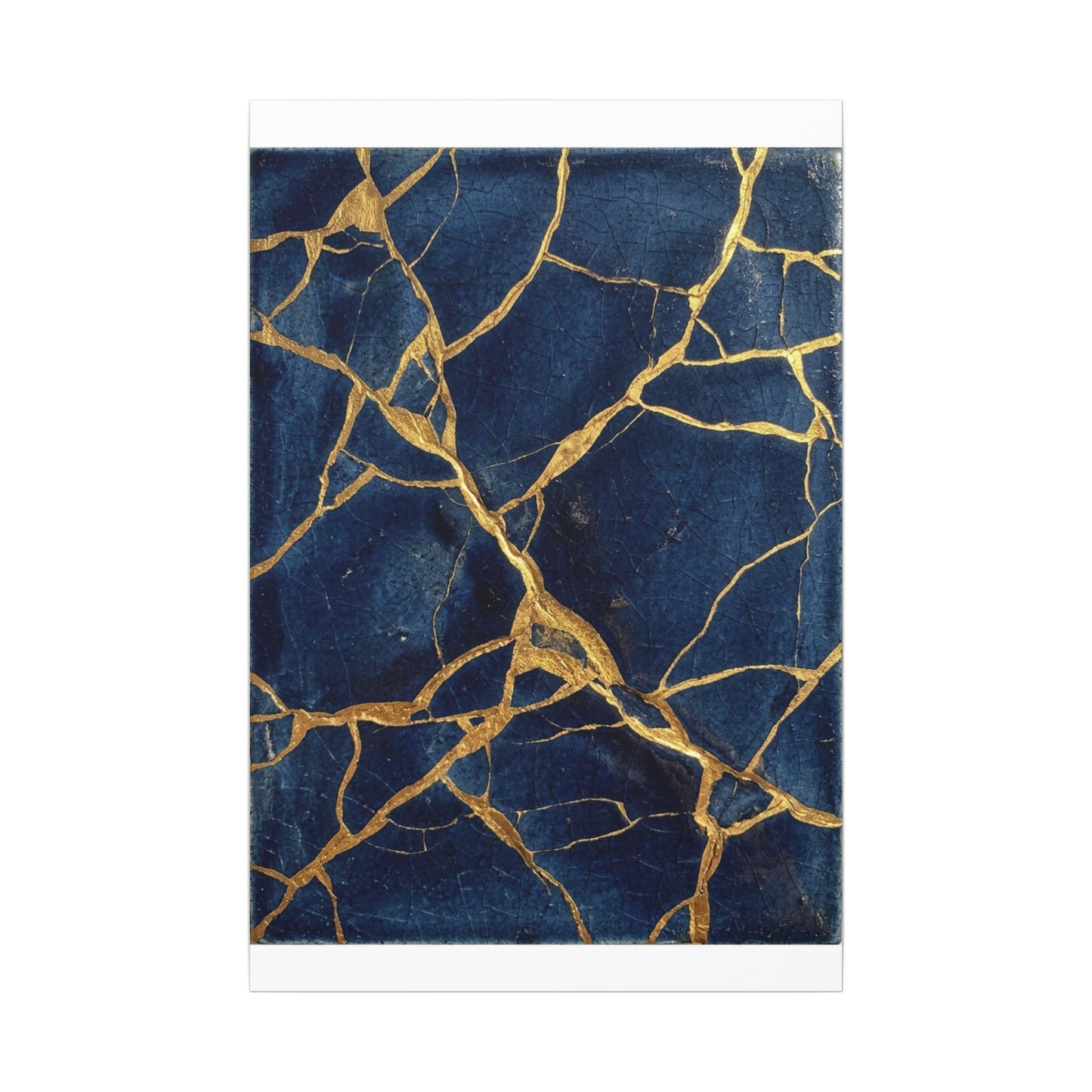 Kintsugi Crackle Canvas Art