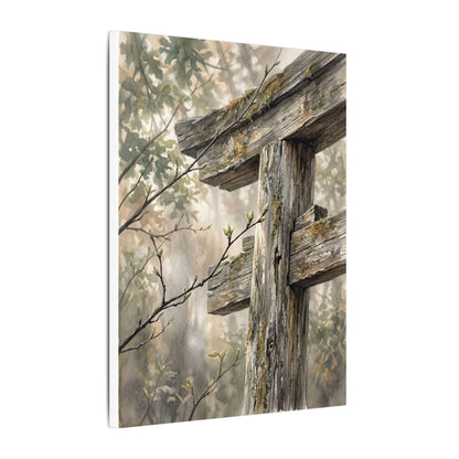 Torii Gate Spring Canvas Art | Japandi Neutral Design