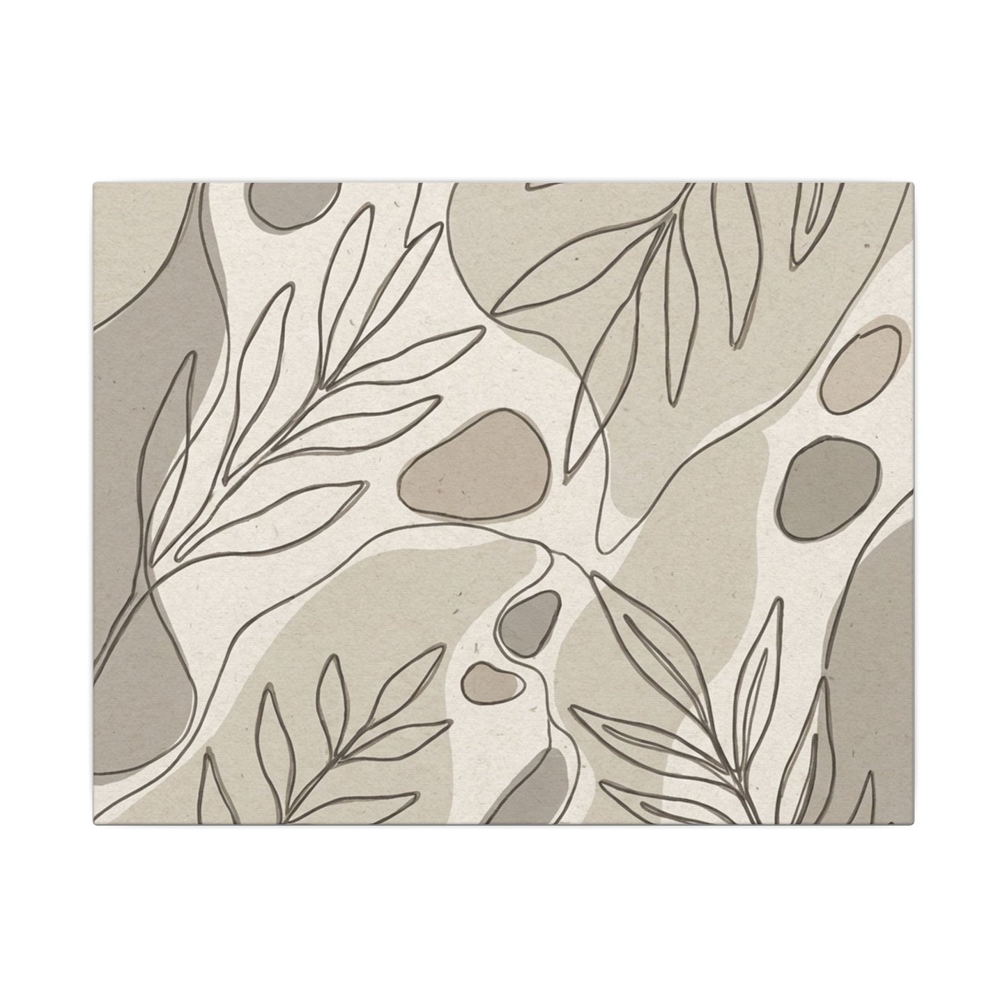 Japandi Minimal Line Canvas Art Art Print