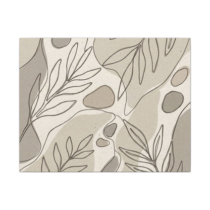 Japandi Minimal Line Canvas Art Art Print