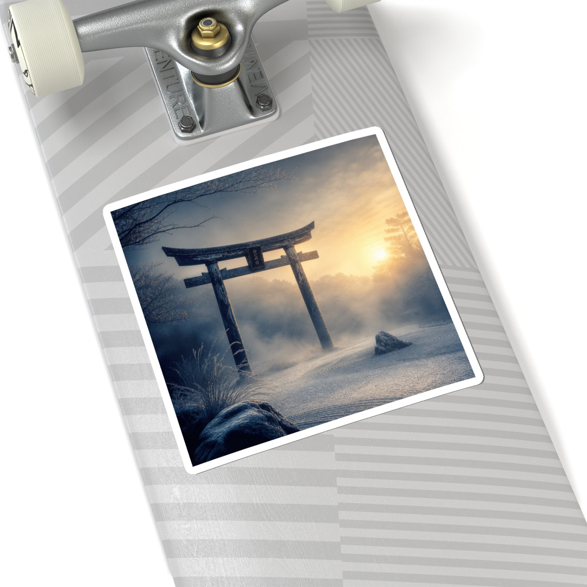 Serene Torii Gate Sticker - Karesansui Zen