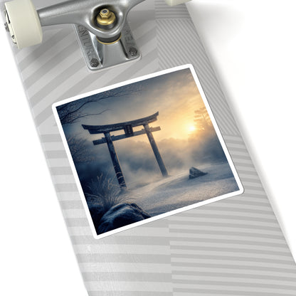 Serene Torii Gate Sticker - Karesansui Zen
