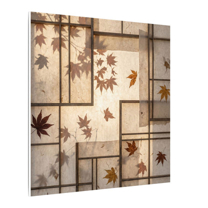 Shoji Screen Japanese Pattern Canvas Art | Neutral Japandi Art