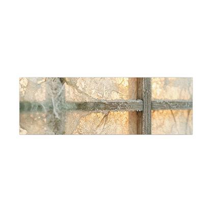 Winter Shoji Screen Watercolor Canvas Art | Elegant Decor
