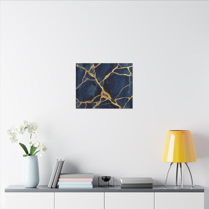Kintsugi Crackle Canvas Art