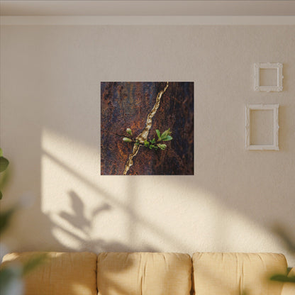 Overcast Rust Patina Canvas Art - Kintsugi Datsuzoku