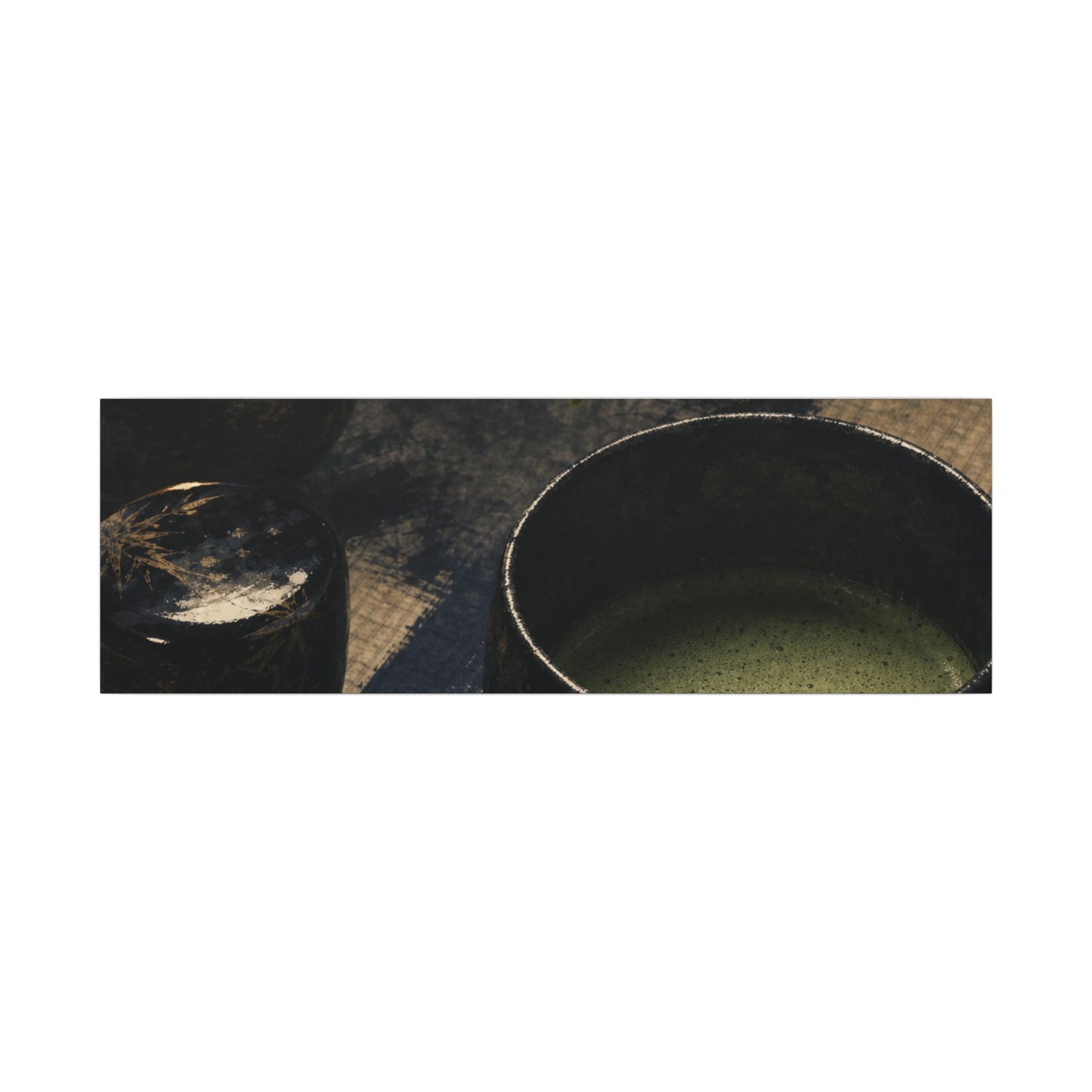 Ma Tea Ceremony Canvas Art - Zen Sumi E
