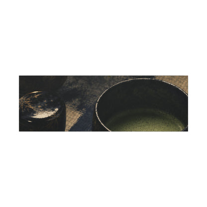 Ma Tea Ceremony Canvas Art - Zen Sumi E