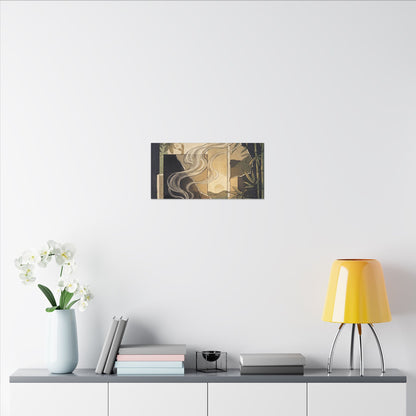 Tranquil Incense Smoke Canvas Art - Ukiyo E Inspired Zen