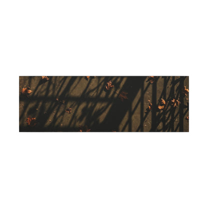 Dark Japandi Shadow Play in Golden Hour | Moody Minimal Canvas Art