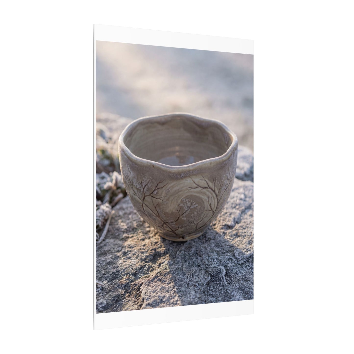 Seijaku Ceramic Bowl Canvas Art - Japandi Japanese Pattern