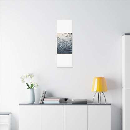 Calm Water Ripple Canvas Art - Ukiyo E Inspired Zen