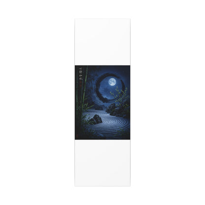 Serene Rock Garden Canvas Art - Enso Zen
