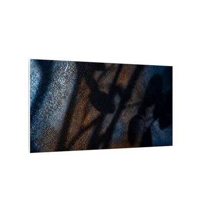 Moonlight Shadow Play Canvas Art - Dark Japandi Ma