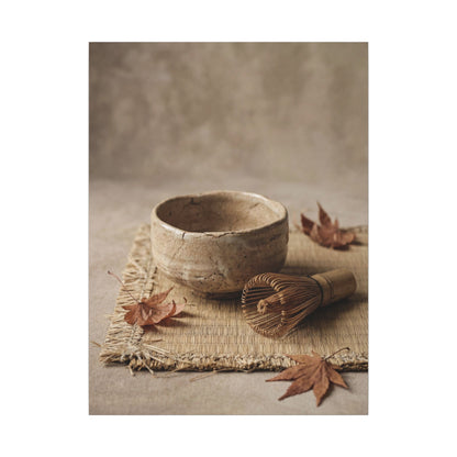 Ma Tea Ceremony Canvas Art - Japandi Texture