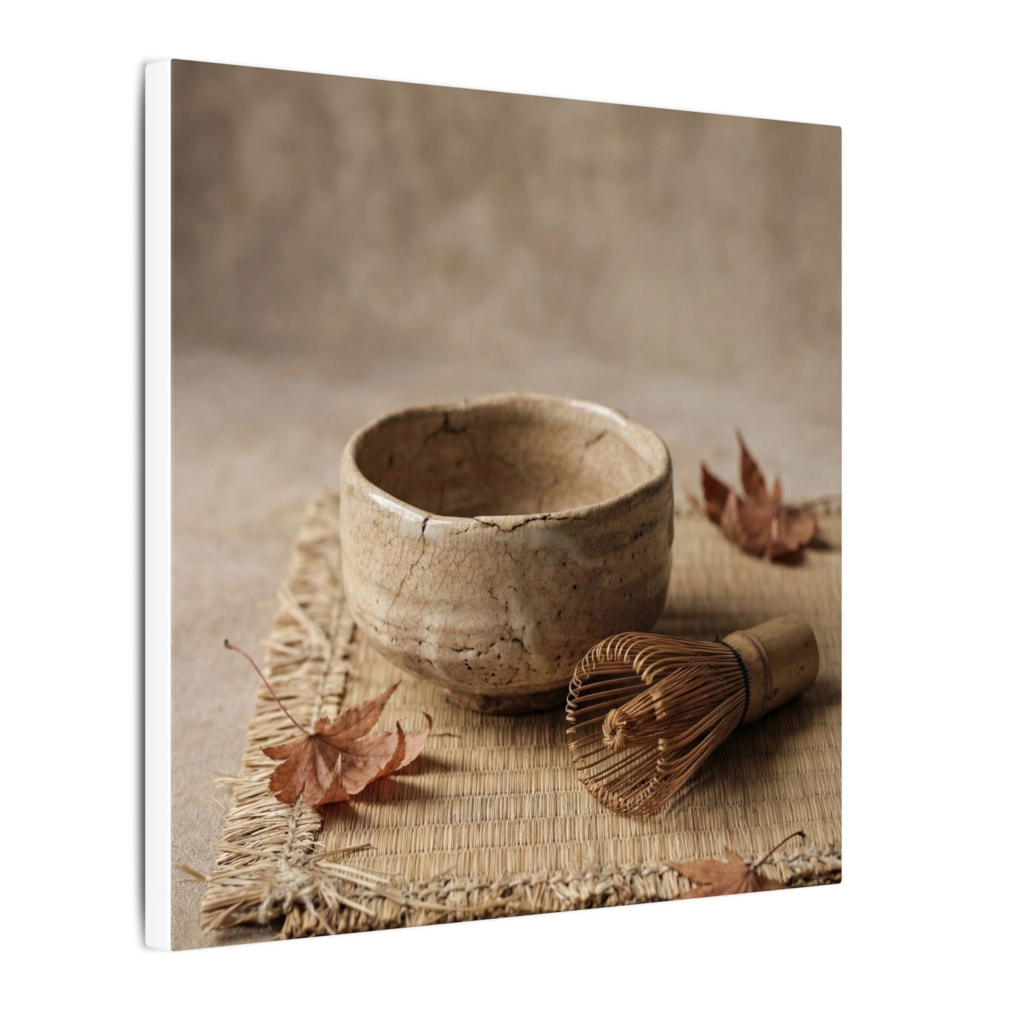 Ma Tea Ceremony Canvas Art - Japandi Texture