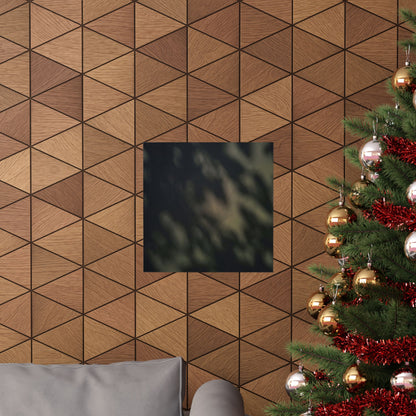 Dappled Shadow Play Wall Art Print - Dark Japandi Ma