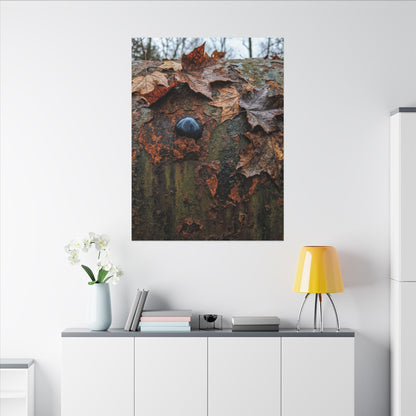 Datsuzoku Rust Patina Canvas Art - Dark Japandi Moody Minimal