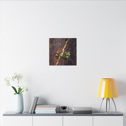 Overcast Rust Patina Canvas Art - Kintsugi Datsuzoku
