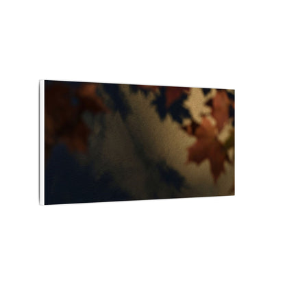 Shadow Play Canvas Art | Autumn Dark Japandi Moody Minimal Art