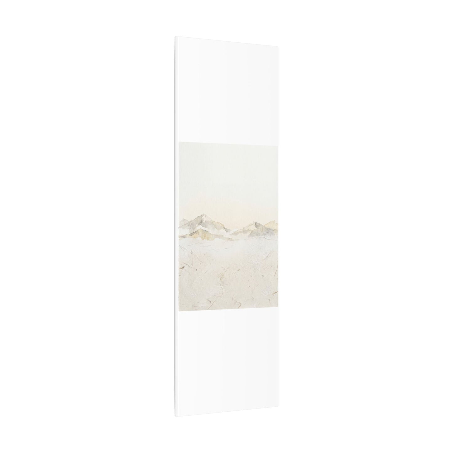 Mountain Mist Winter Canvas Art | Japandi Warm Design