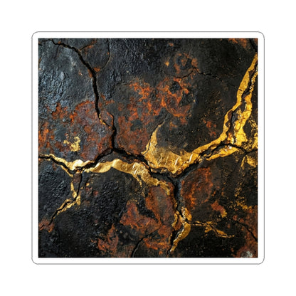 Kintsugi Broken Beauty Sticker Art Print