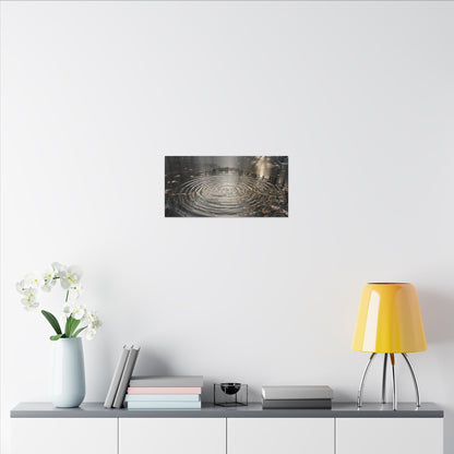 Water Ripple Broken Beauty Canvas Art | Artful Kintsugi Art