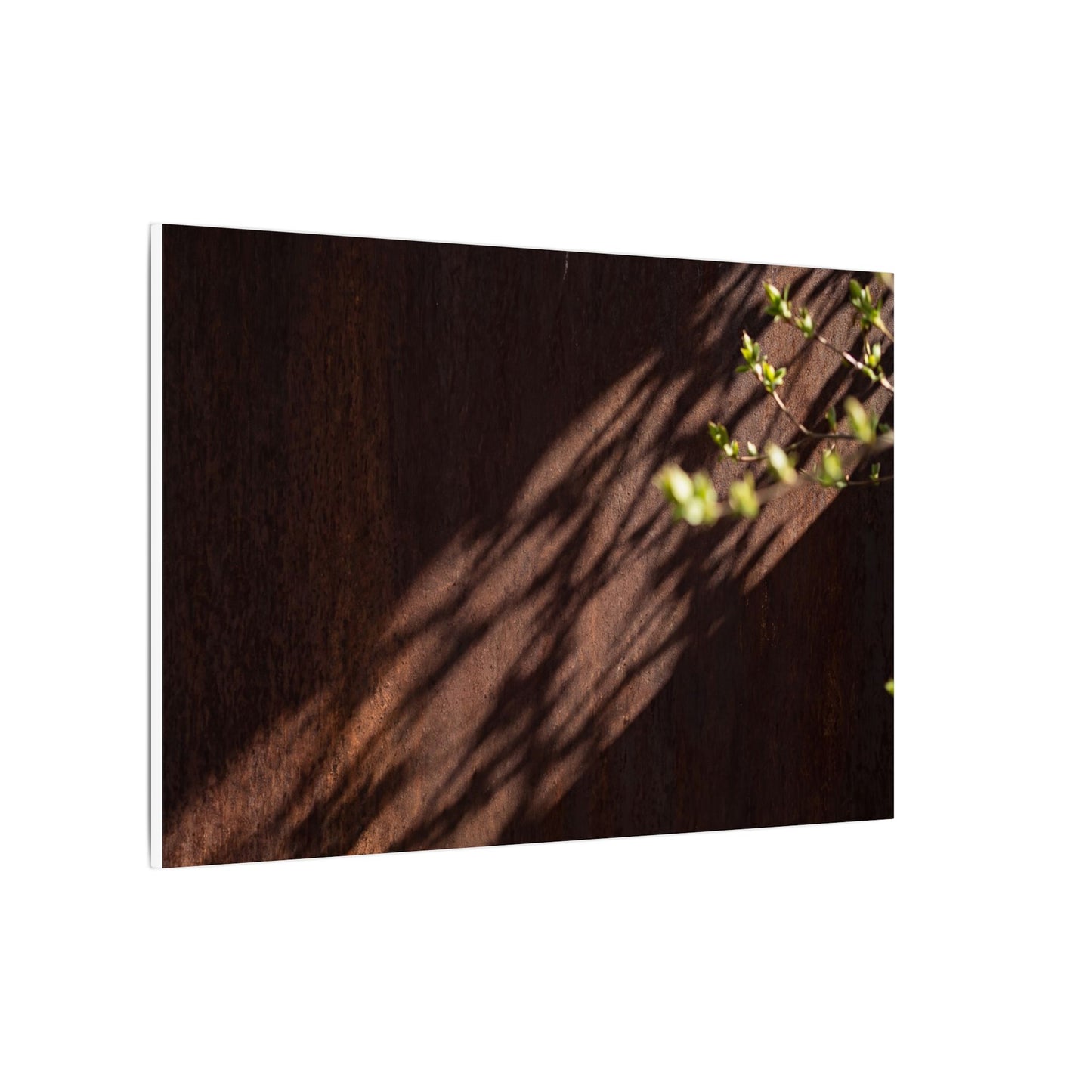 Rust Patina Moody Minimal Canvas Art | Sophisticated Dark Japandi Art
