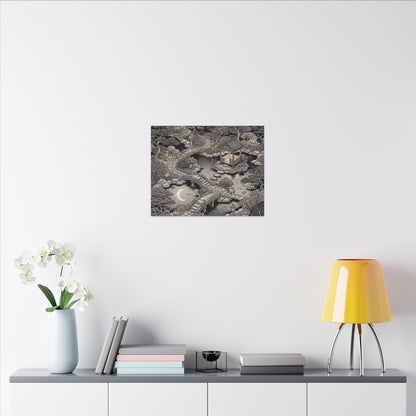 Moonlit Garden Ukiyo E Inspired Canvas Art | Serene Zen Art