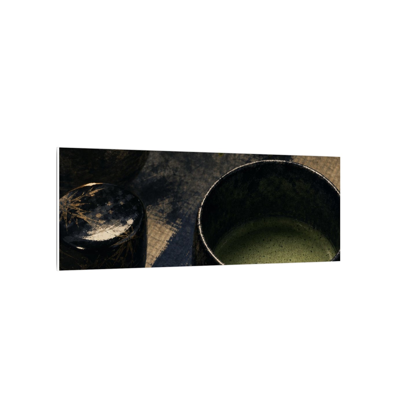 Ma Tea Ceremony Canvas Art - Zen Sumi E