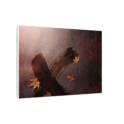Moody Ink Brushstroke Canvas Art - Moody Minimal Dark Japandi