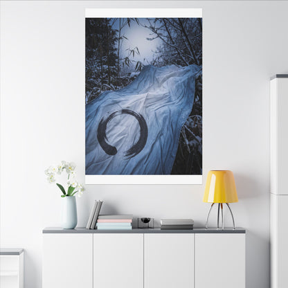 Moonlight Silk Drape Canvas Art - Zen Datsuzoku