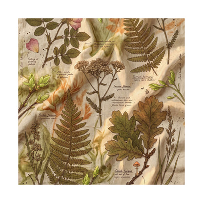 Spring Silk Drape Herbarium Wall Art Print | Nostalgic Decor