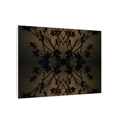 Golden Hour Shadow Play Canvas Art - Dark Japandi Seijaku