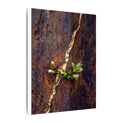 Overcast Rust Patina Canvas Art - Kintsugi Datsuzoku