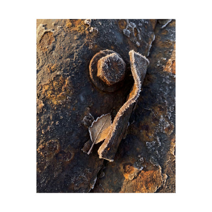 Golden Hour Rust Patina Wall Art Print - Dark Japandi Datsuzoku