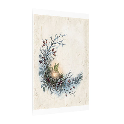 Winter Shoji Screen Forest Whimsy Canvas Art | Enchanting Decor