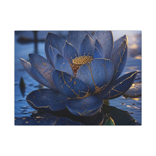 Kintsugi Lotus Flower in Dawn | Broken Beauty Canvas Art