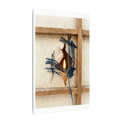 Winter Shoji Screen Broken Beauty Canvas Art | Resilient Decor